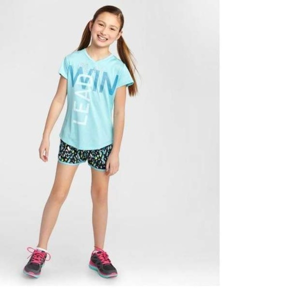 Champion Other - Champion S9846 Girls Graphic T-Shirt Turquoise NWT Champion Other - Champion S9846 Girls Graphic T-Shirt Turquoise NWT
